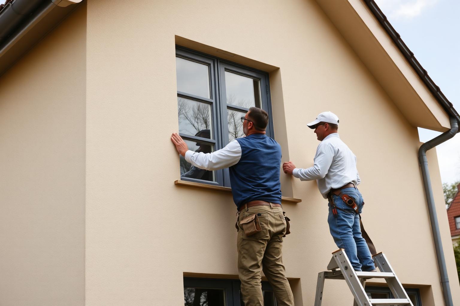 Isolation thermique par l'extérieur d'une maison
